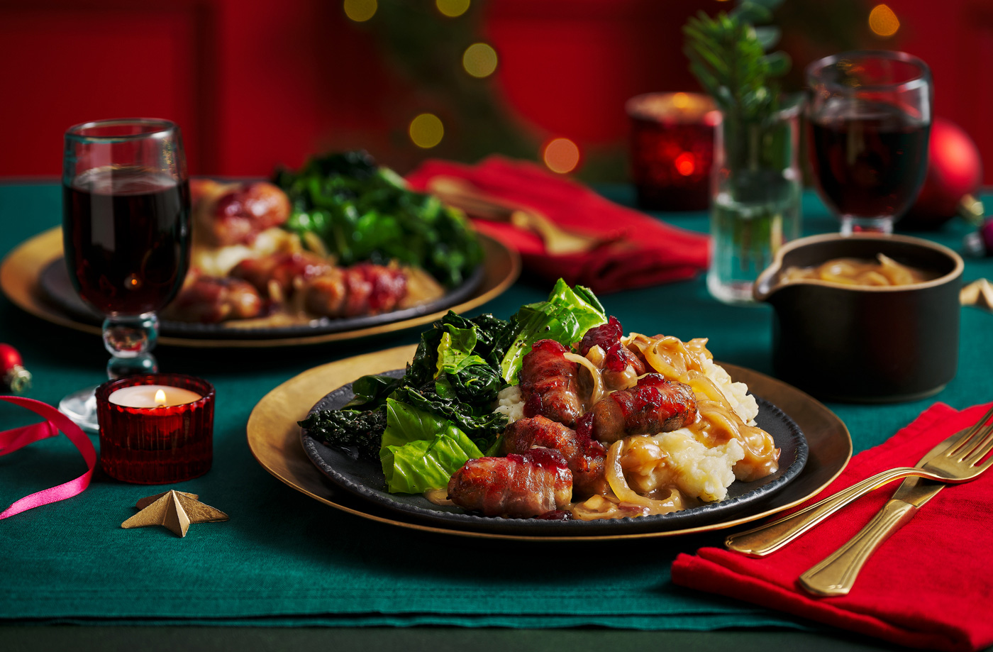 Pigs in blankets with mash recipe