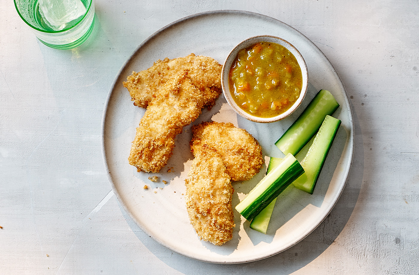 Chicken katsu dippers recipe