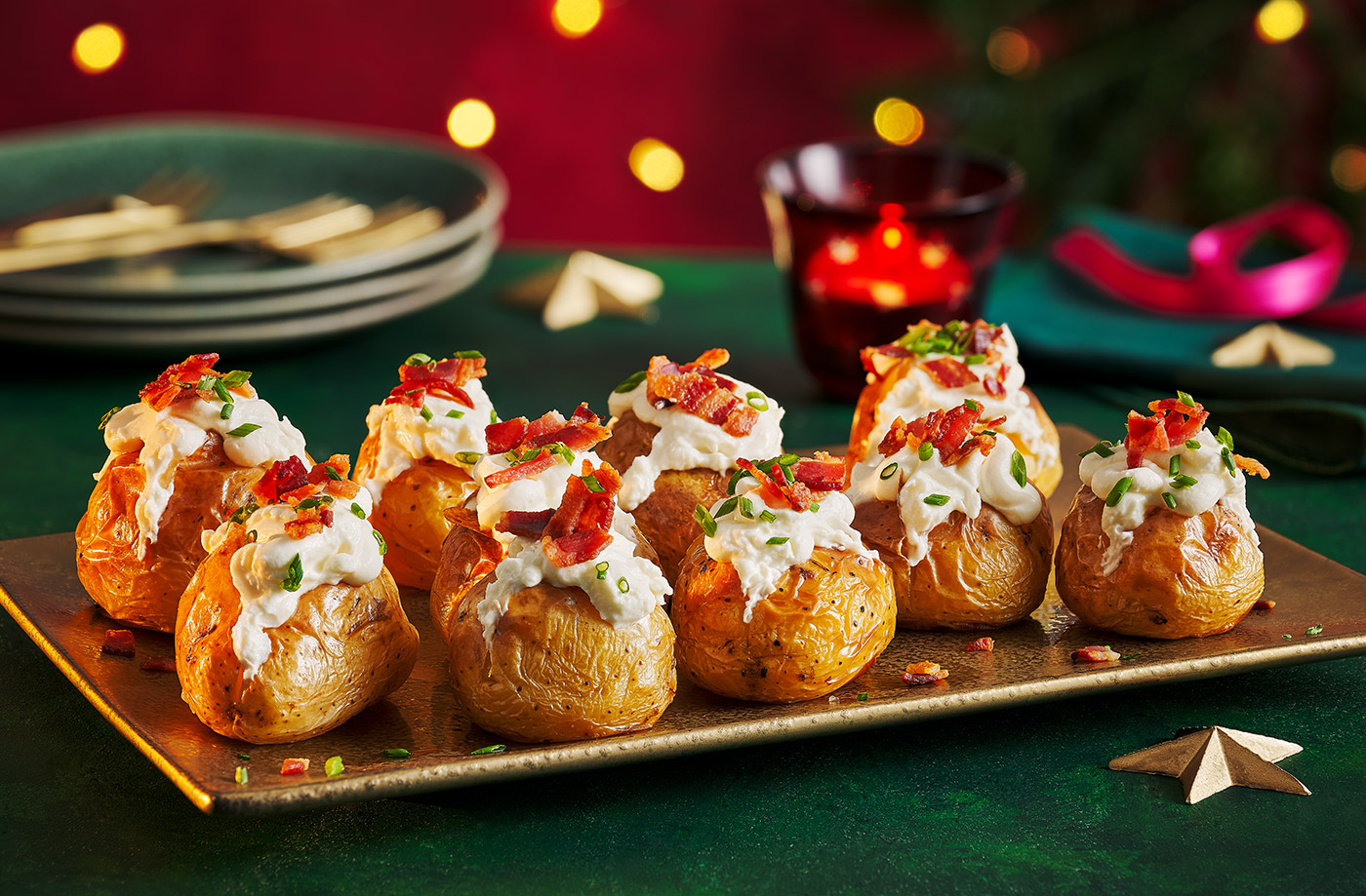 Baby jackets with cream cheese and bacon recipe