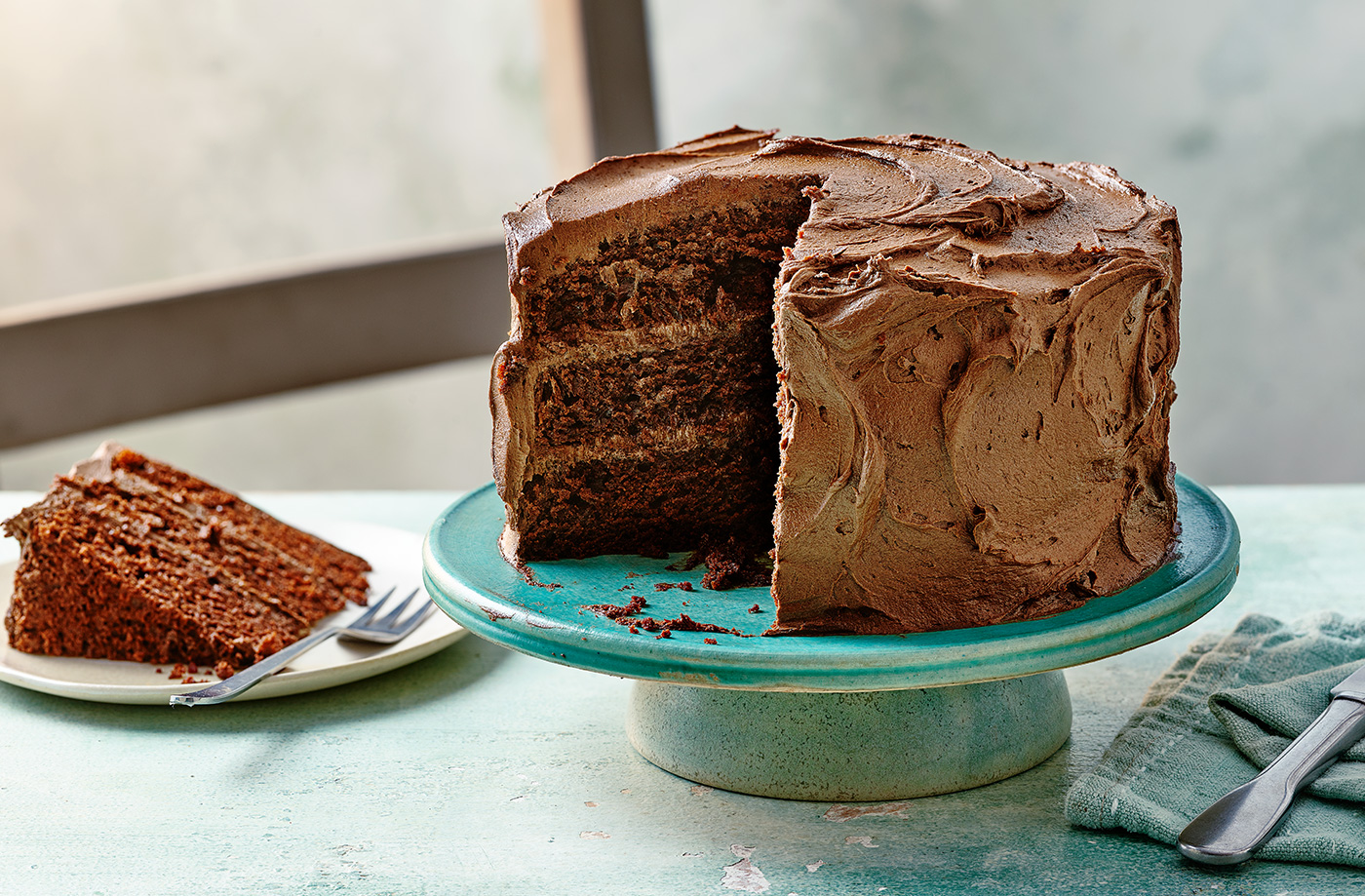 Vegan chocolate fudge cake recipe