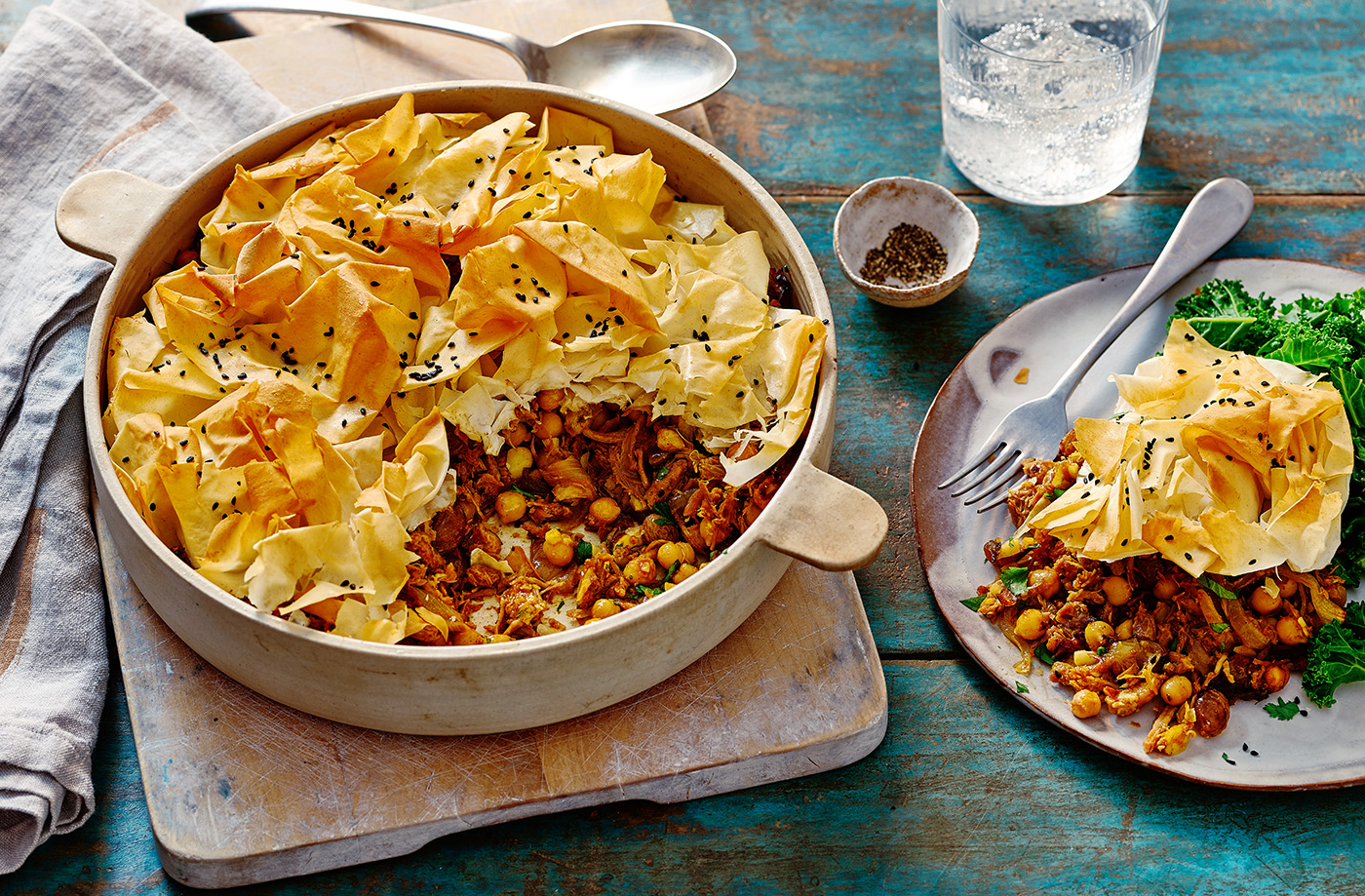 Moroccan ham hock pie recipe
