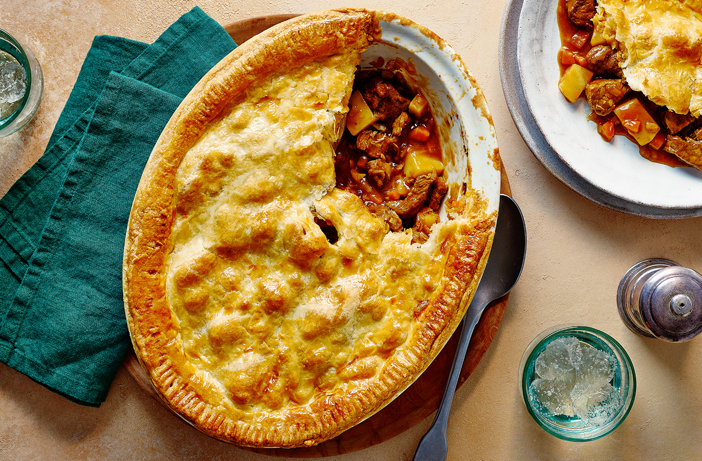 Leftover roast beef hash pie recipe