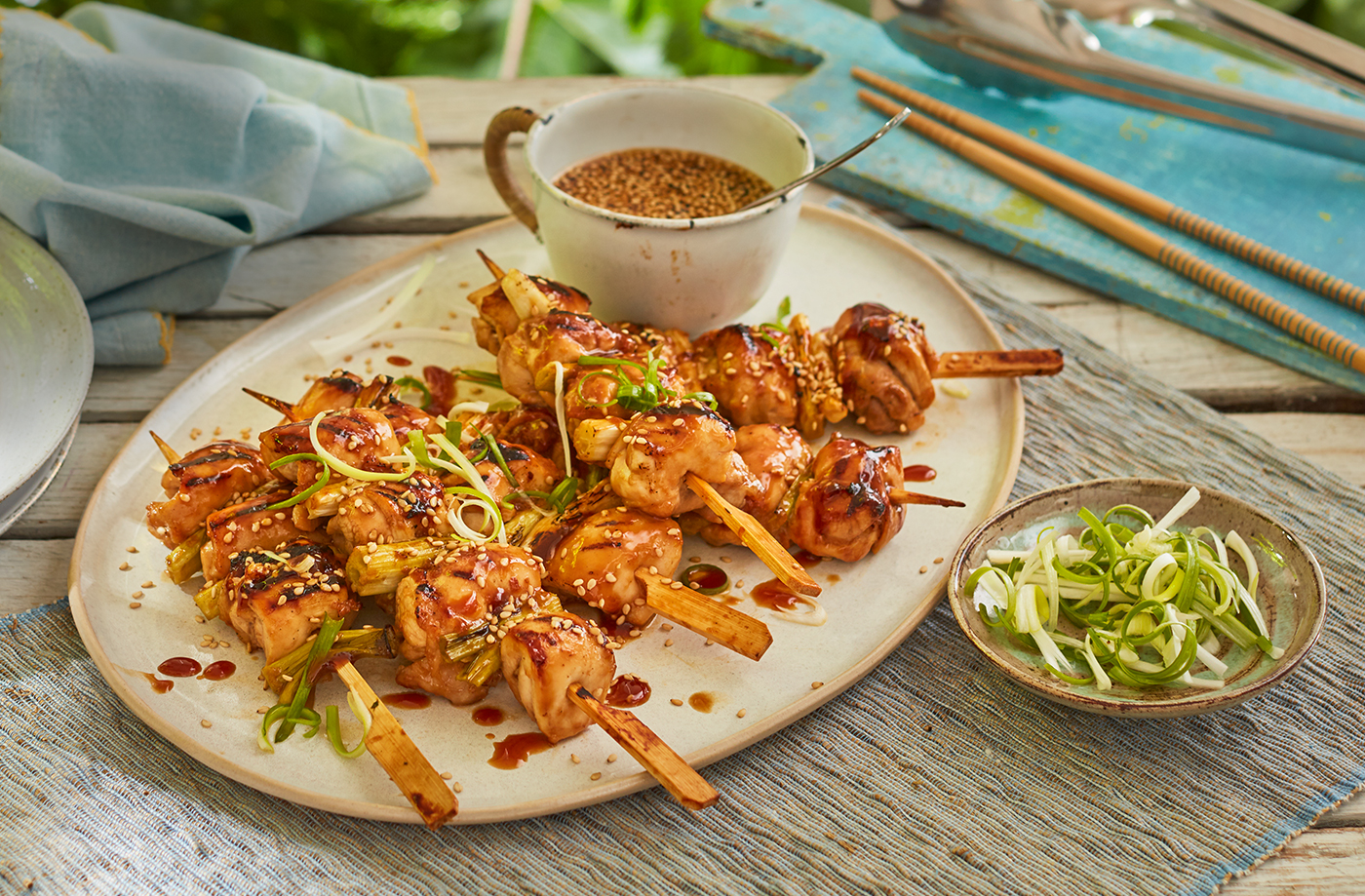 Yakitori chicken skewers recipe
