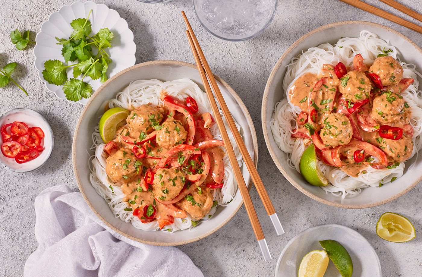Satay chicken meatballs recipe