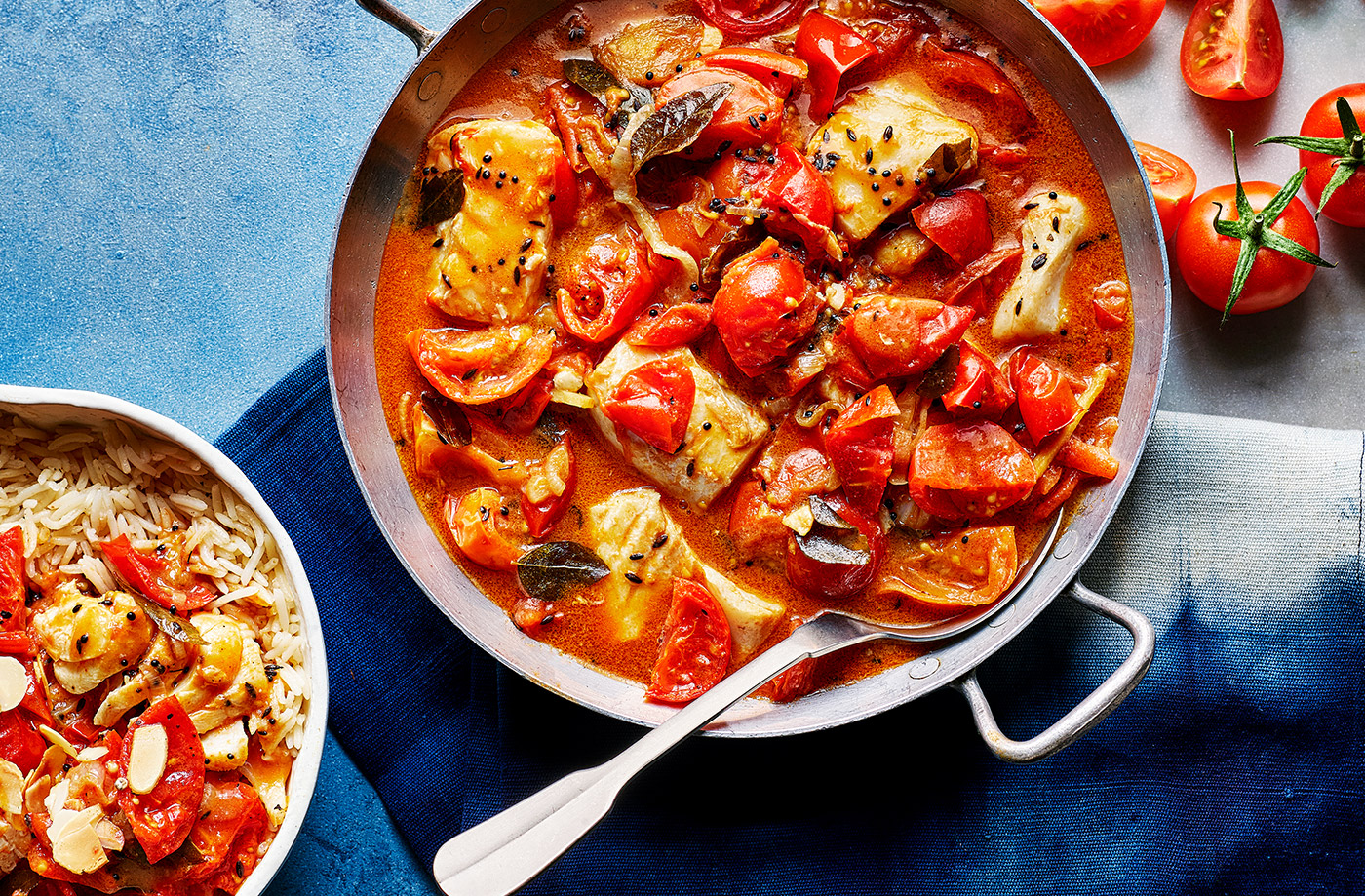 Tomato and coconut fish curry recipe