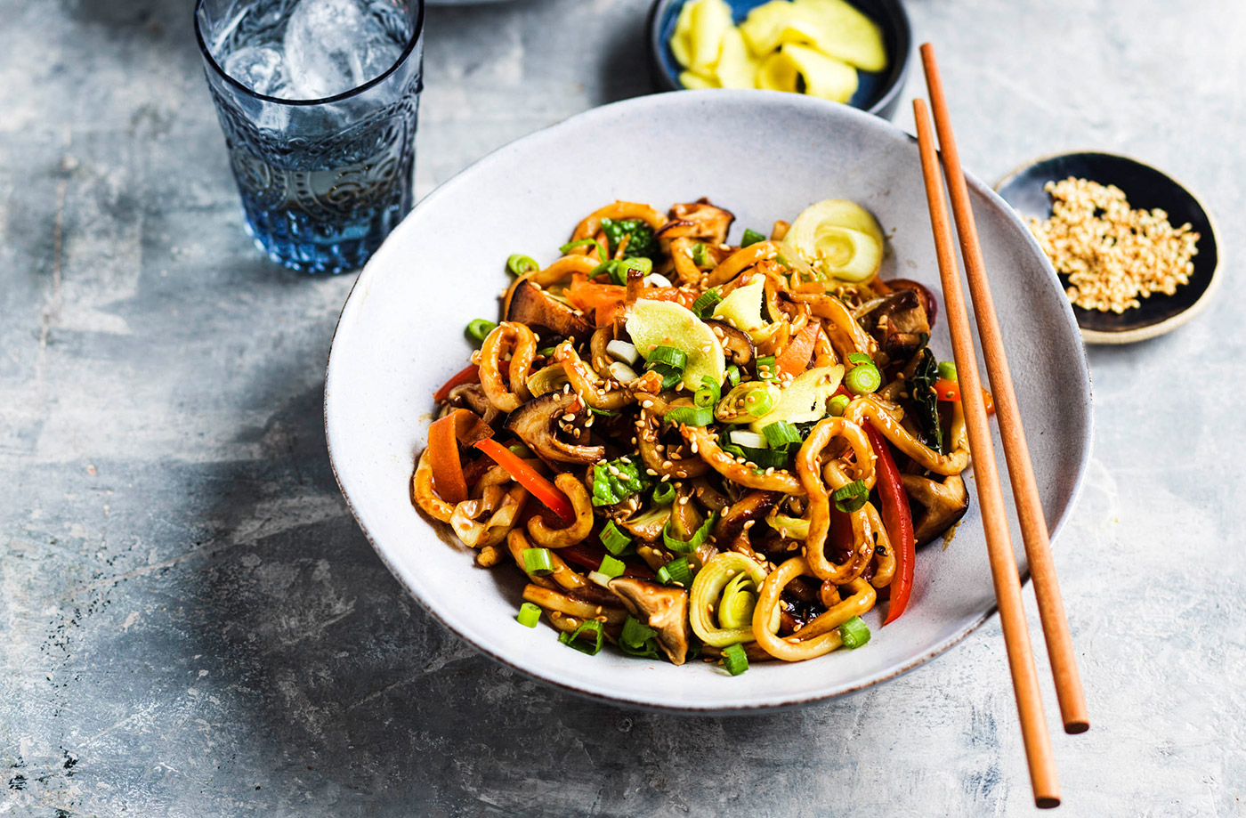 Veggie yaki udon recipe