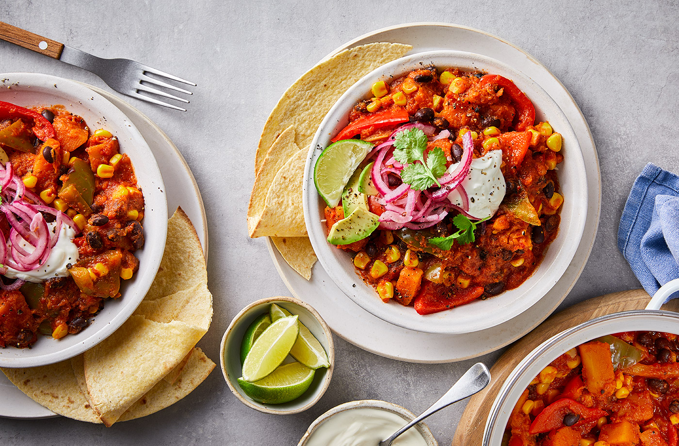 Veggie black bean chilli recipe