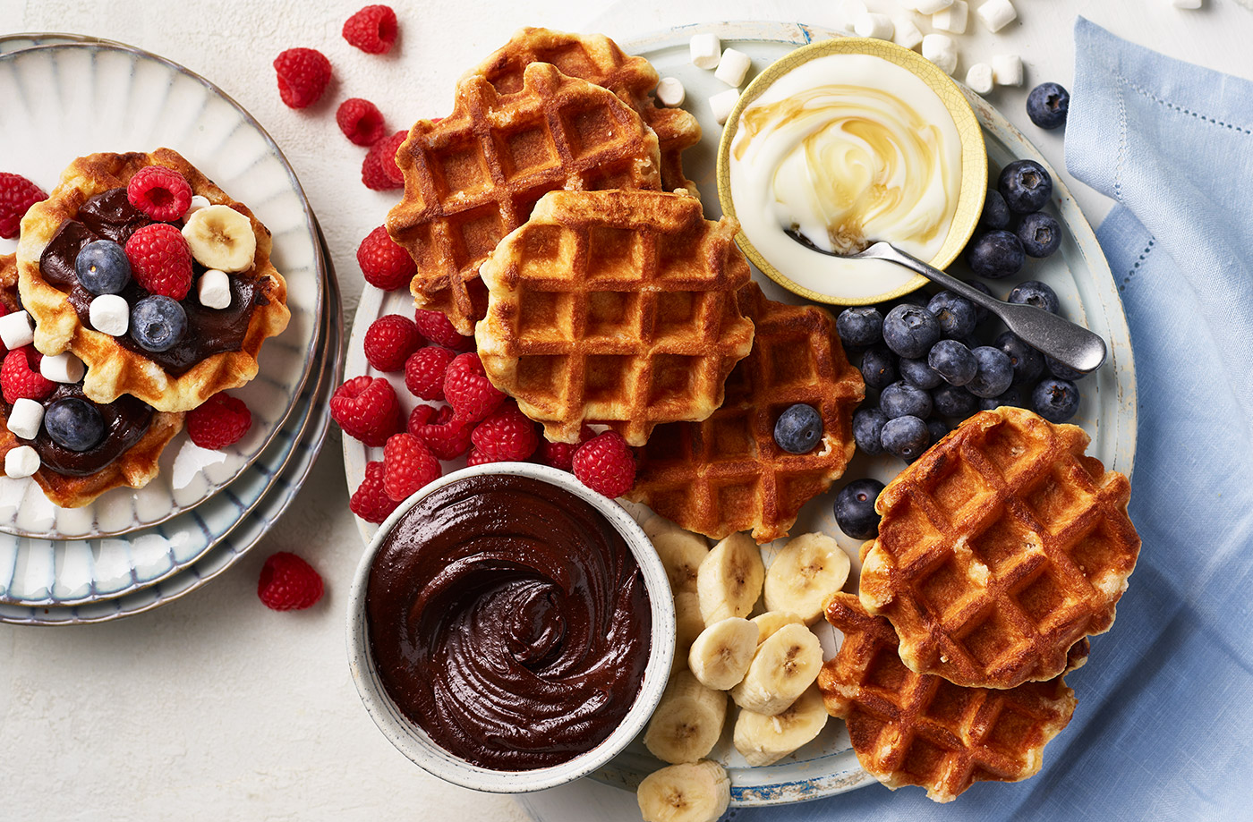 Waffle brunch board recipe
