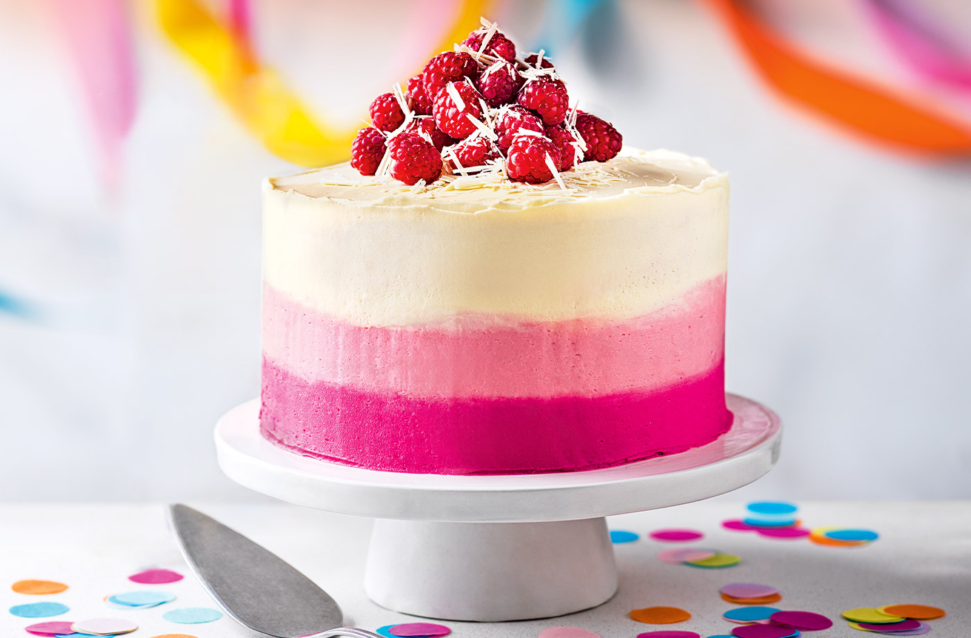 White chocolate and raspberry cake recipe