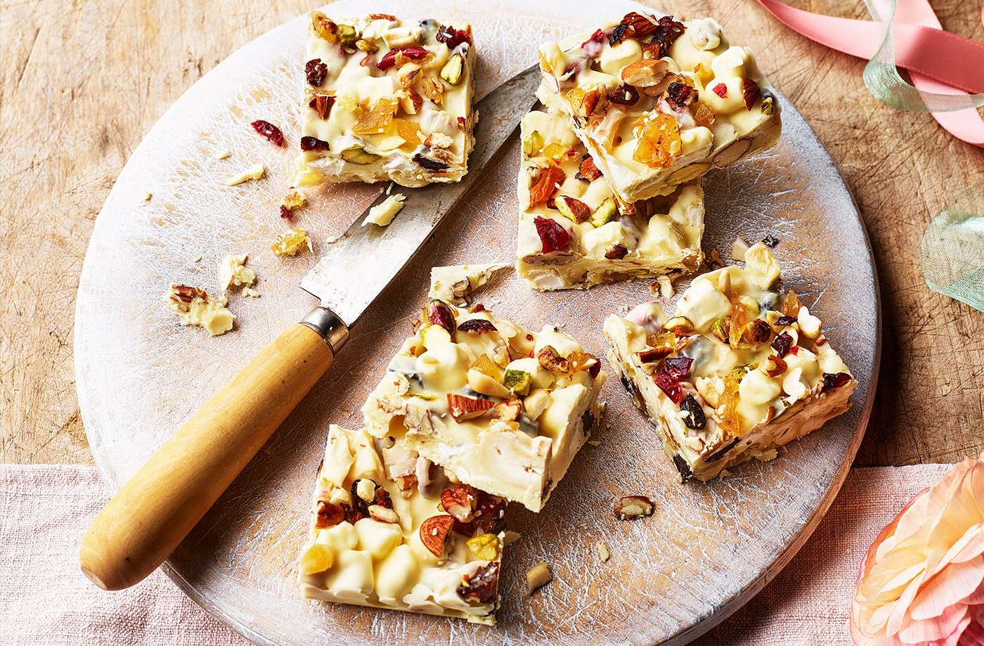White chocolate and ginger rocky road recipe