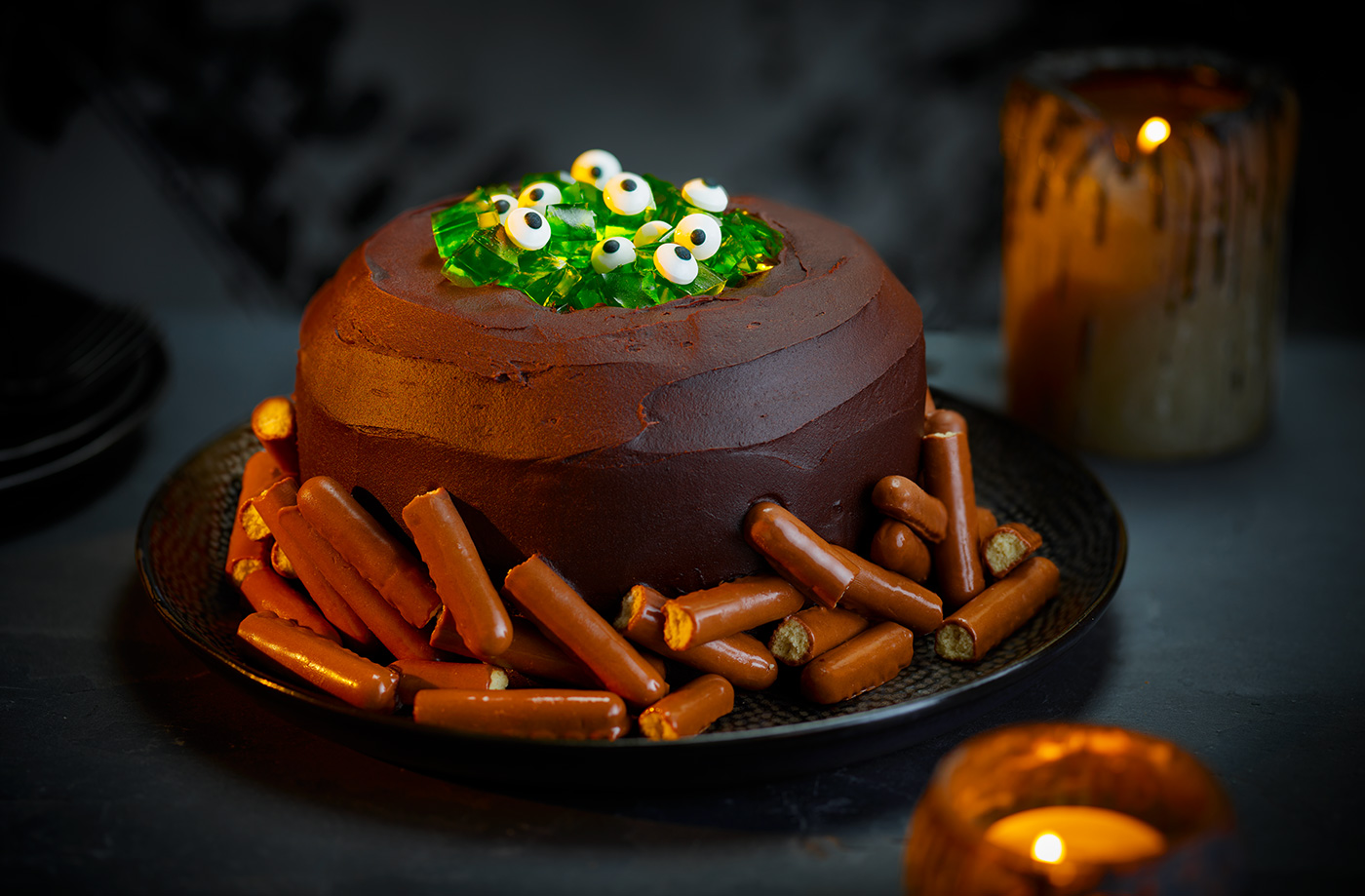 Cheat's cauldron cake recipe