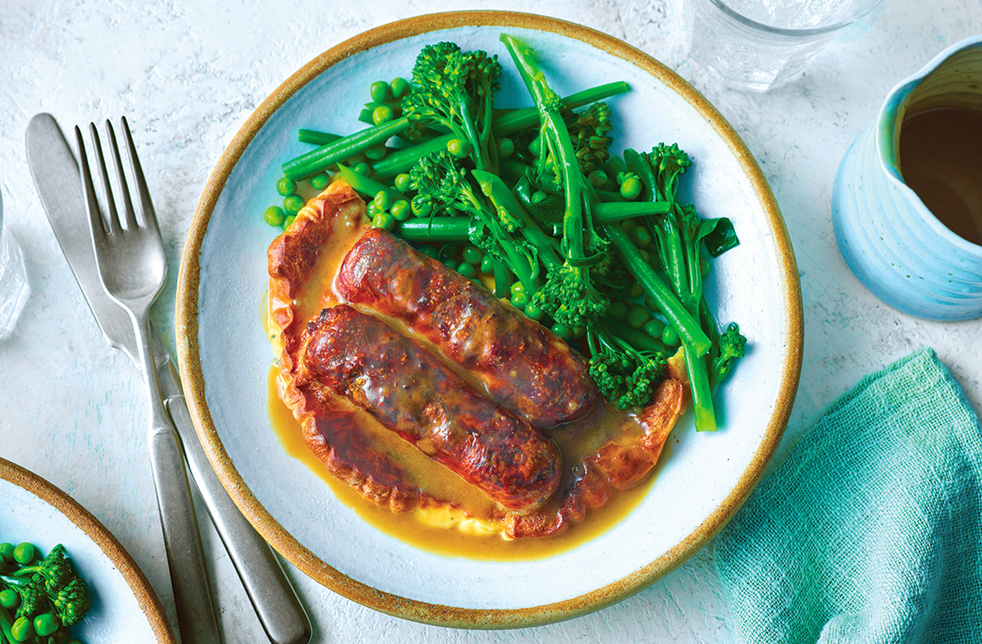Air-fryer toad-in-the-hole recipe