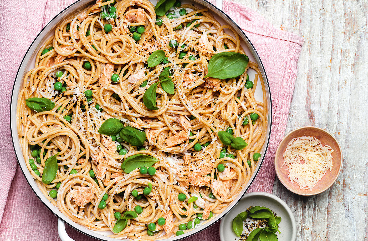 Creamy salmon pasta recipe