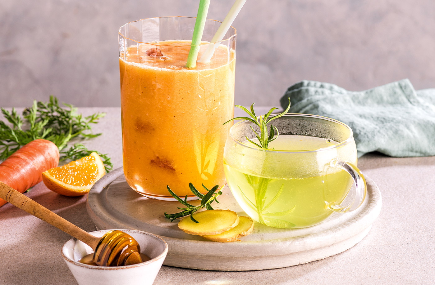 Orange and ginger peel tea recipe