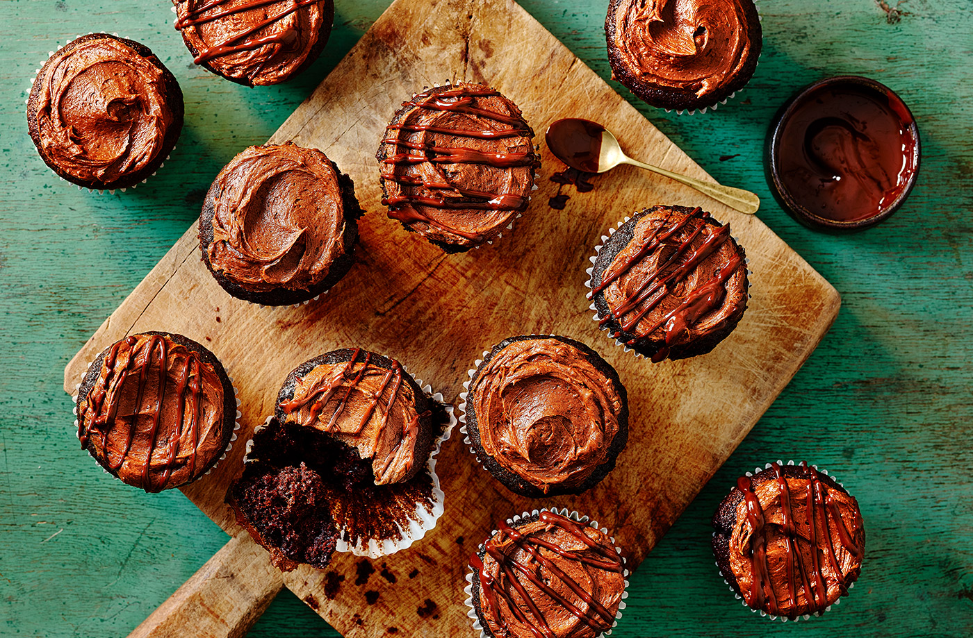 Spiced chocolate buttermilk cupcakes recipe
