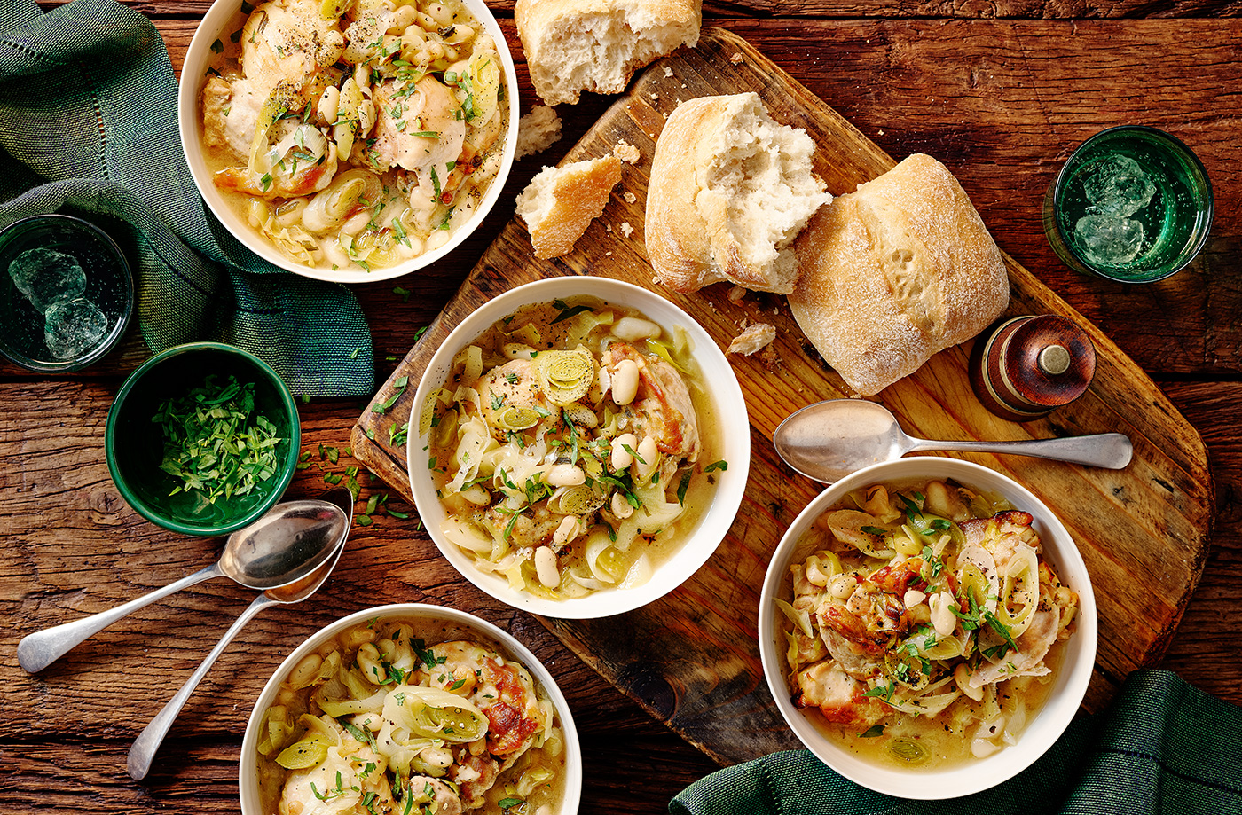 Chicken, tarragon and white wine stew recipe