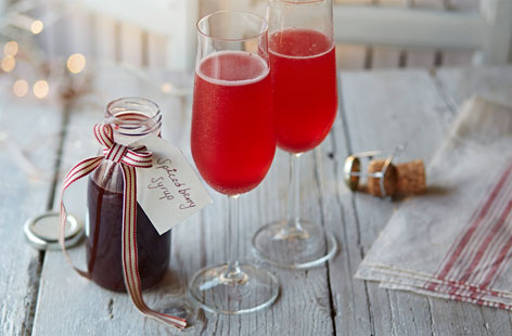 A wintry version of the classic peach Bellini, perfect for the Christmas holidays