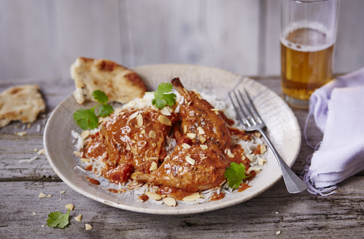 Slow-cooked chicken in tikka masala sauce recipe