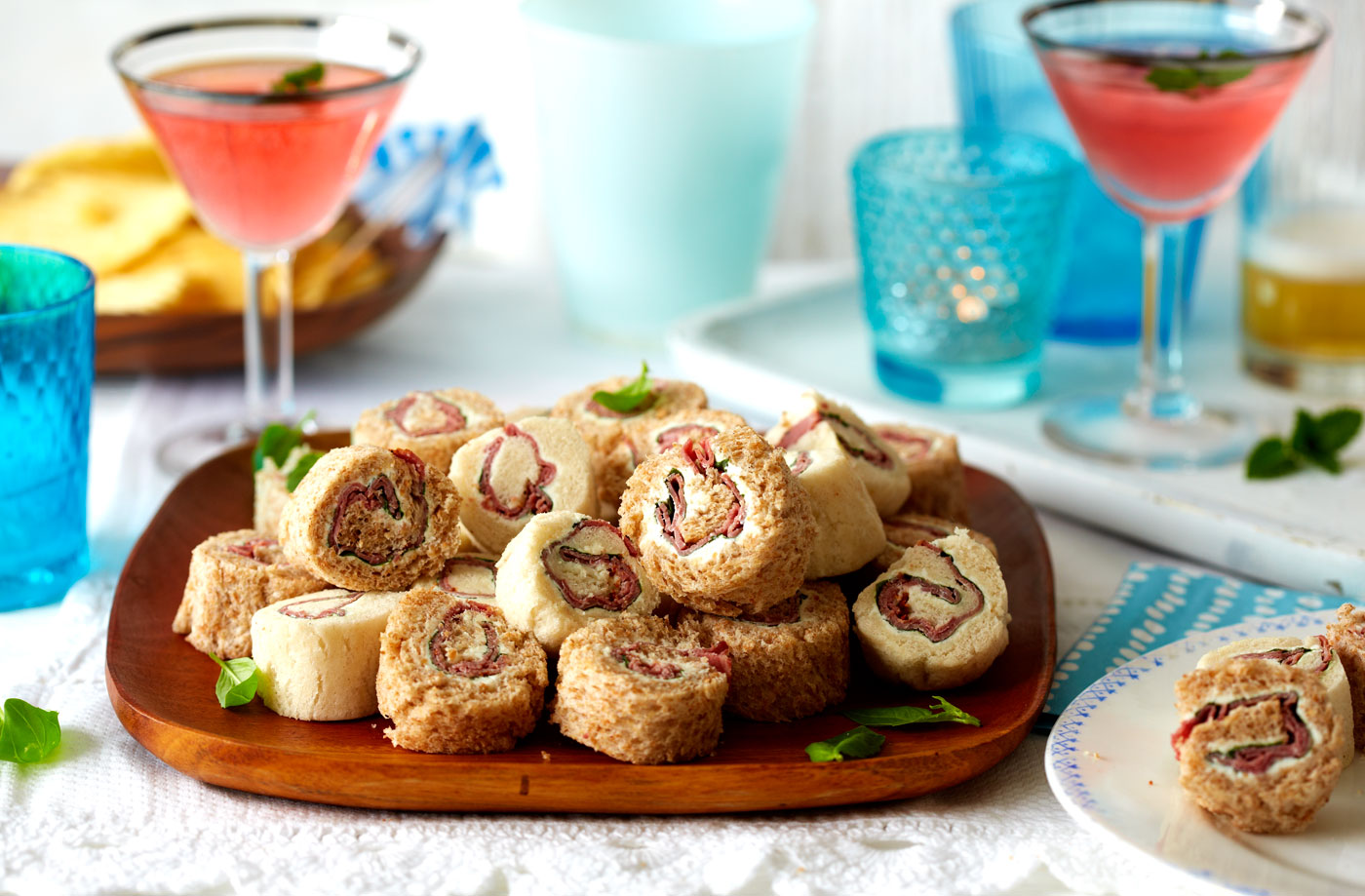 Pinwheel sandwich rolls recipe