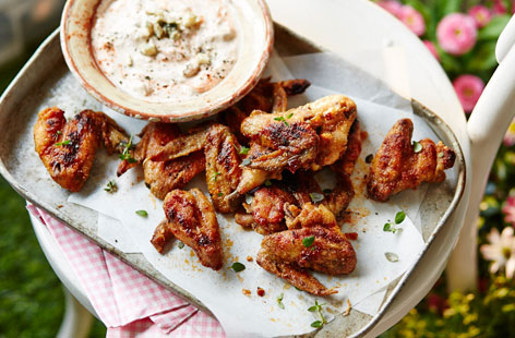 These gorgeous crispy confit chicken wings are slowly roasted in garlic and olive oil making them super juicy and tender