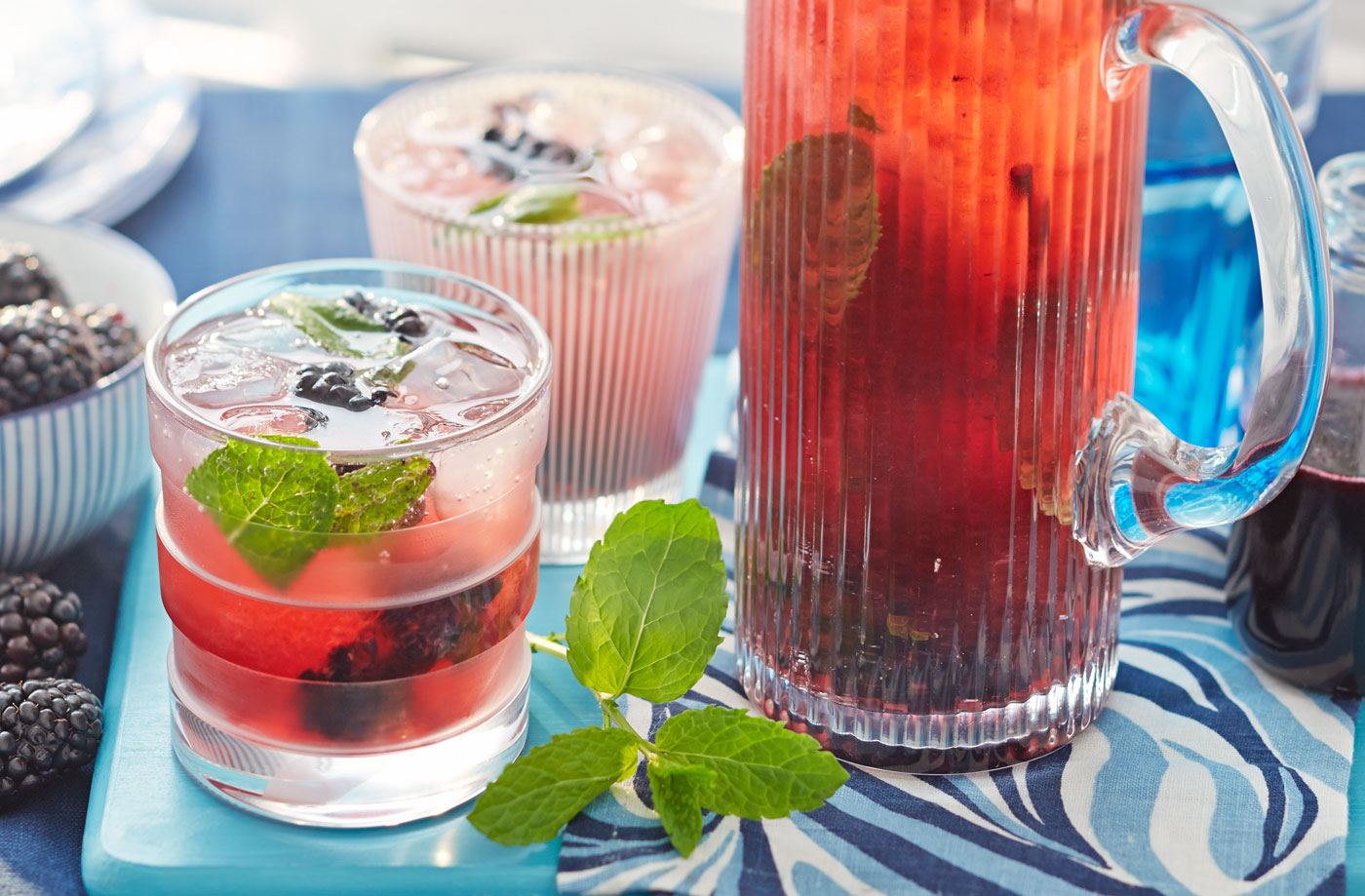 Blackberry shrub cocktail recipe