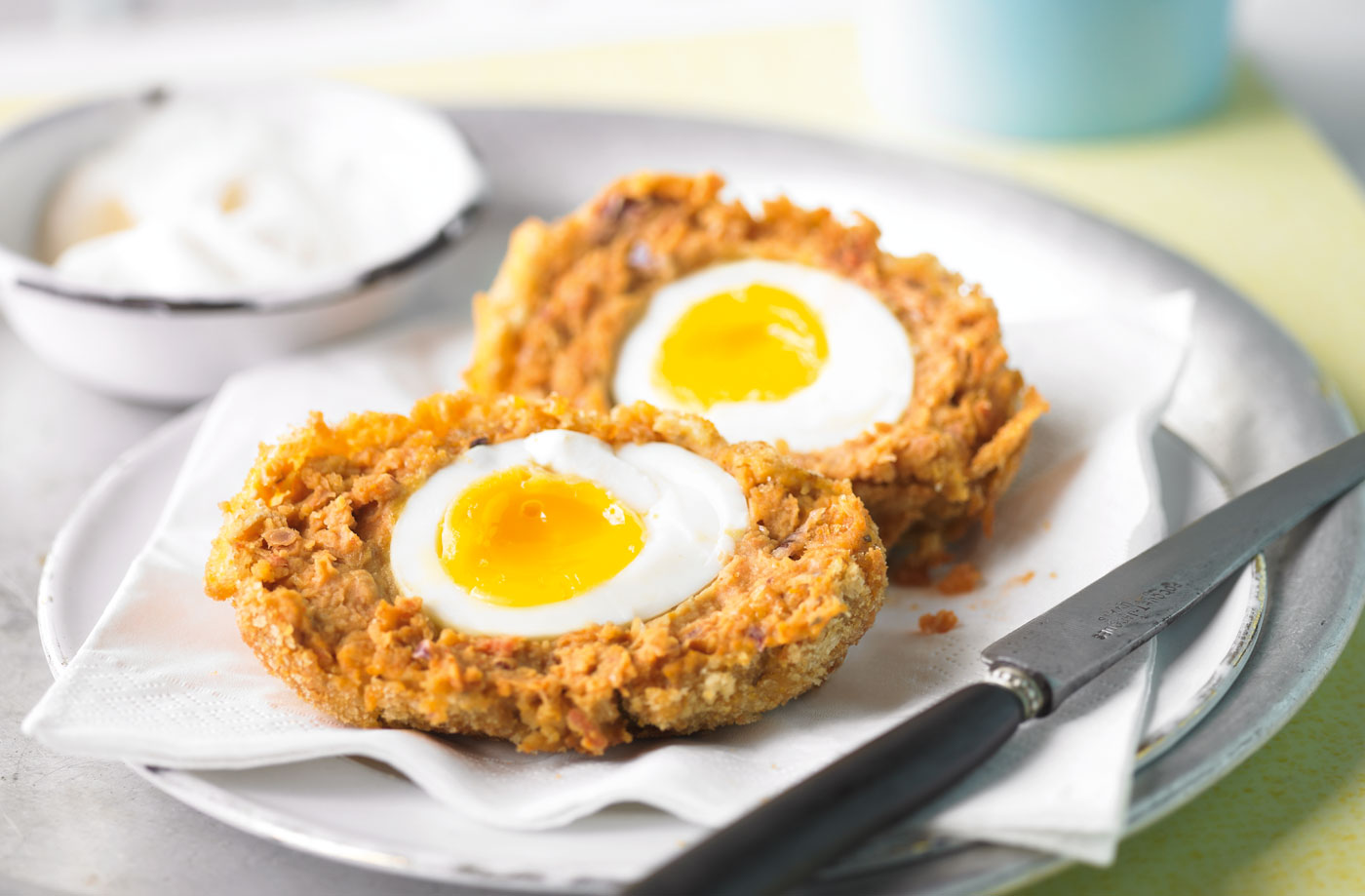 Chickpea Scotch eggs recipe