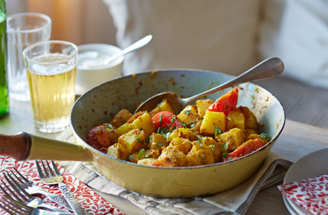 Bombay potatoes are the perfect sidekick to any Indian curry or just as delicious on their own