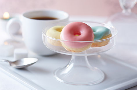 Treat yourself to these cute little iced doughnuts, they may be bite-size but they’re so moreish you'll want to eat them all