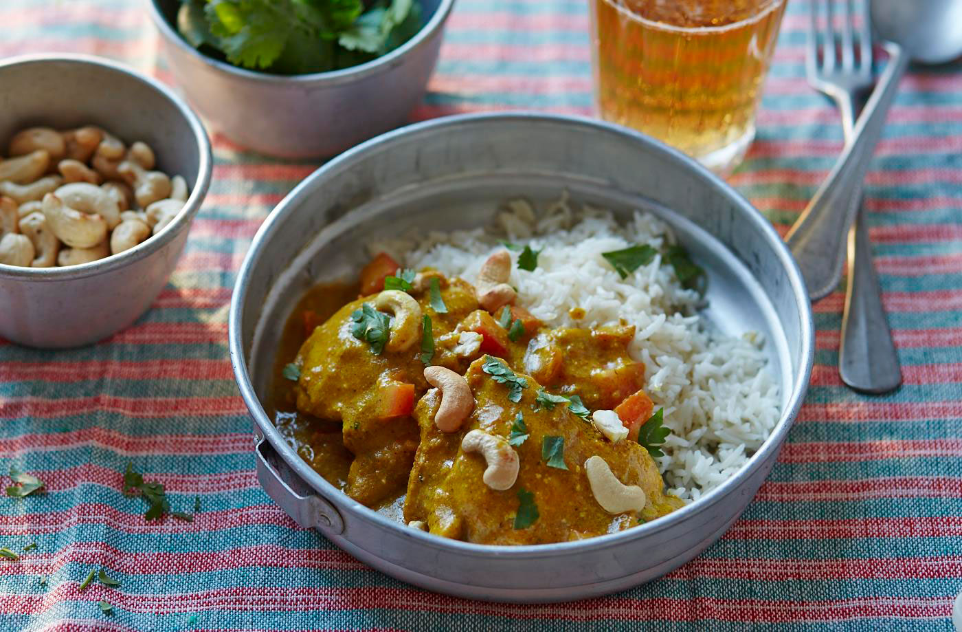 Chicken and cashew nut curry recipe