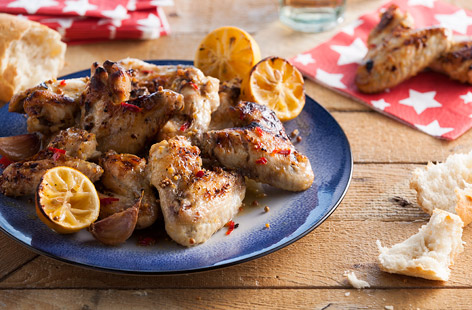 Use up leftovers and make these tasty chicken wings that are great for a starter or light meal