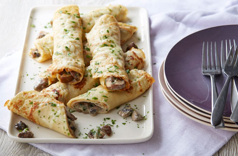 These classic French crêpes make the perfect savoury breakfast option