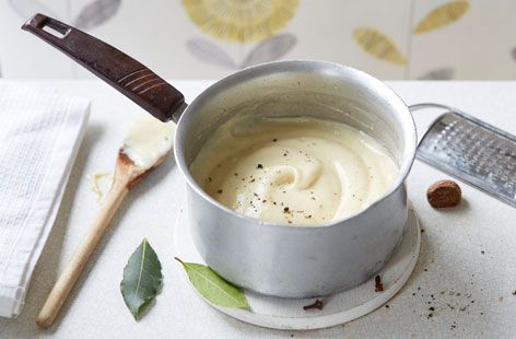 This flavoursome classic French white sauce is a great dairy-free replacement for dishes such as lasagne or moussaka