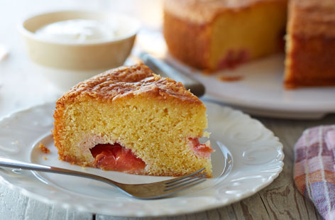 Polenta cake is one of the easiest bakes to make and this fruit-filled gluten-free recipe is one the best around. Ripe plums retain moisture as lemon zest adds a pleasant citrus tang to proceedings. Perfect for a Saturday afternoon.