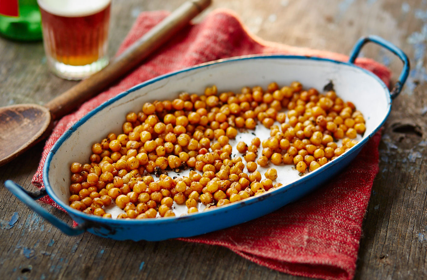 Nut-free roasted salt and pepper chickpeas recipe