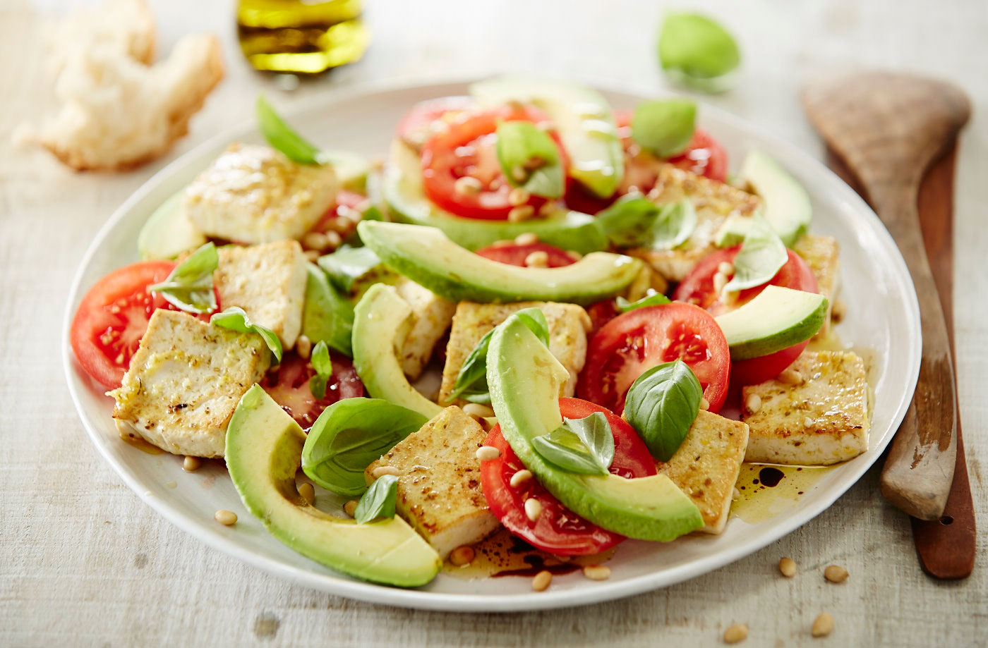 Tofu caprese recipe