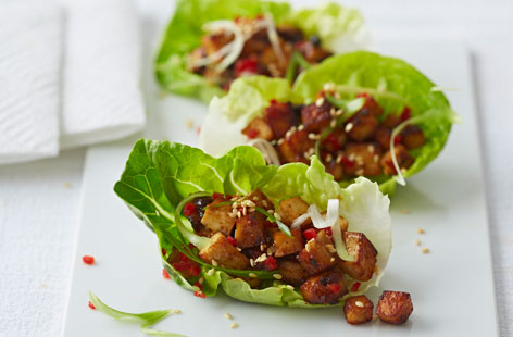 These cute little black bean tofu cups pack some serious Asian flavours and make a great light lunch or snack.