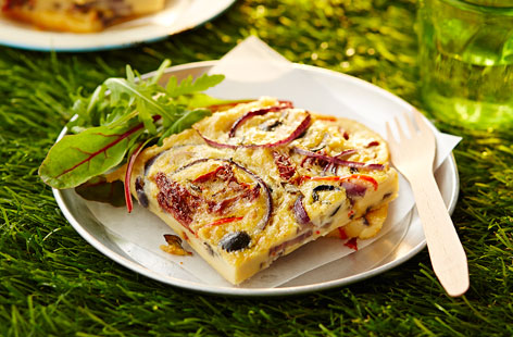 Pack up the perfect picnic or lunchbox with this filling pancake from Northern Italy.