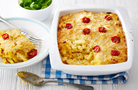 A light twist on the classic macaroni cheese, which is just as delicious and comforting