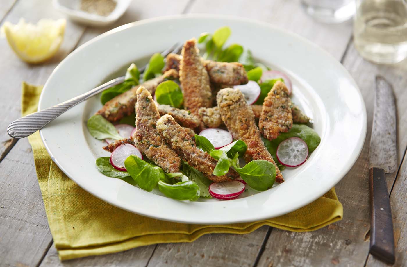 Milanese lambs’ liver salad recipe