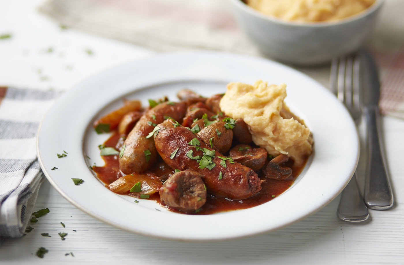 Ox kidney and sausage casserole  recipe