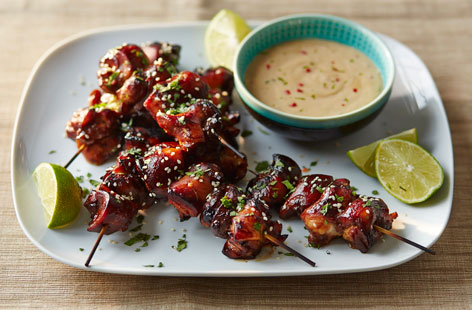 These delicious chicken bites are marinated in a sweet and sticky teriyaki sauce; giving you a tasty fusion of spicy and savoury flavours