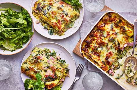 Traditional lasagne is a well-loved Italian classic, but can be a labour of love to cook from scratch. For something simpler but just as delicious, try this creamy ham and cheese lasagne recipe. There's only one filling to make, it smells amazing when it comes out of the oven and it's so moreish, no one will notice there's hidden veg in it!    