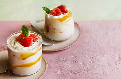 There's just five minutes between you and this quick and easy citrus fool dessert recipe