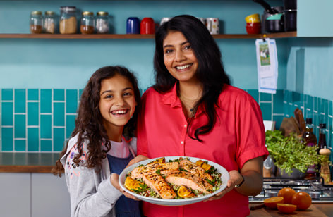 Ali's 'tricked you' citrus salmon