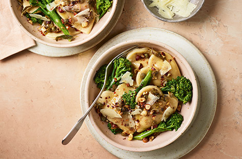 There's a lot of flavour packed into this speedy pasta sauce. Buttery, nutty, and zesty with warm and fragrant sage – what's not to love? Serve with fresh ravioli for a delicious dinner for two or Valentine's Day supper.