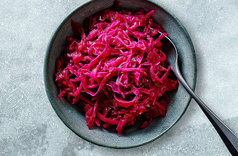Cook ahead to intensify flavours with this braised red cabbage recipe, a great festive side that is easily prepared and pairs well with your favourite roast meats.
