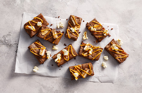 Make movie nights on the sofa even more delicious with these beautiful brownies