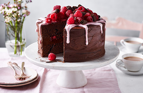This decadent chocolate fudge cake is the perfect bake when there's something to celebrate