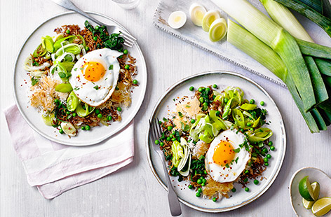 Great for clearing out the pantry and as a midweek meal, this high-protein dish is quick, cheap and easy