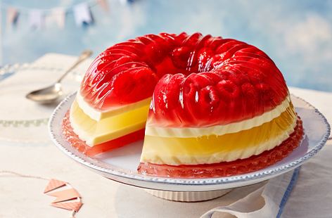 A wibbly, wobbly dessert fantastic for a Jubilee celebration!